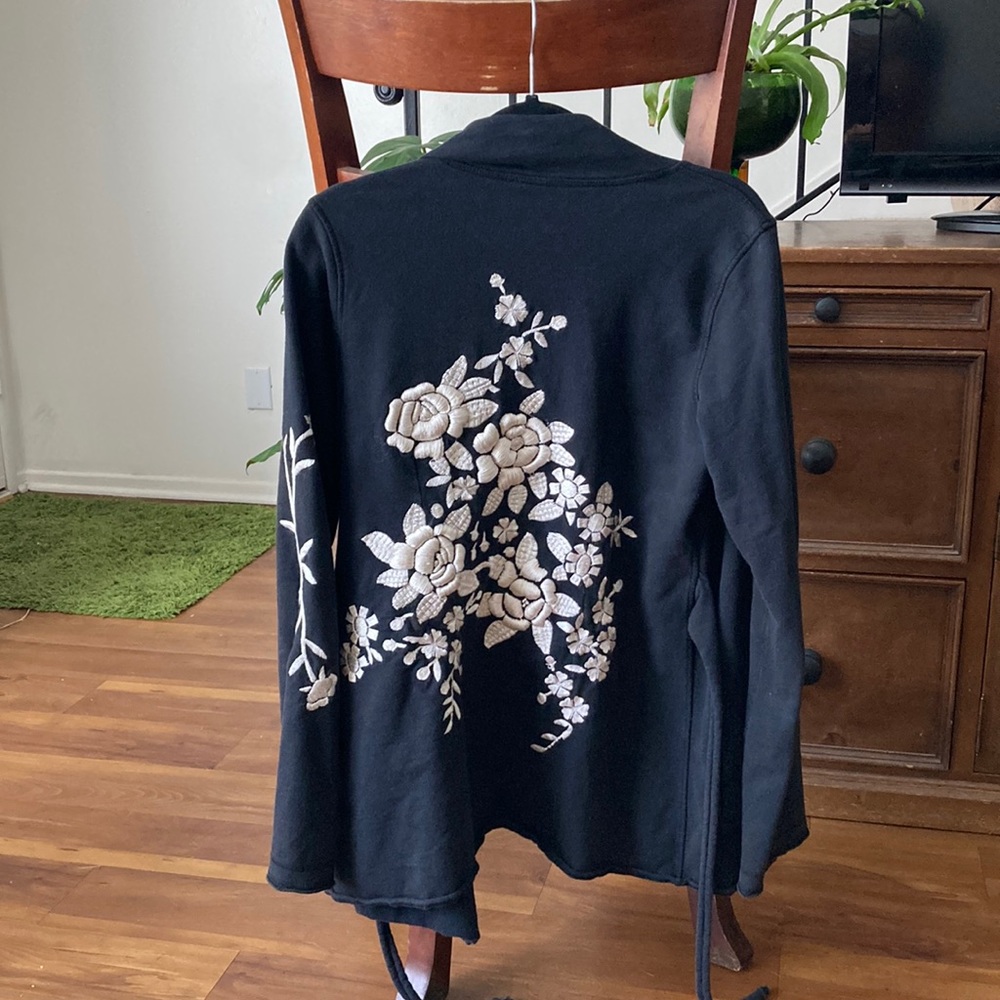 Embroidered sweater